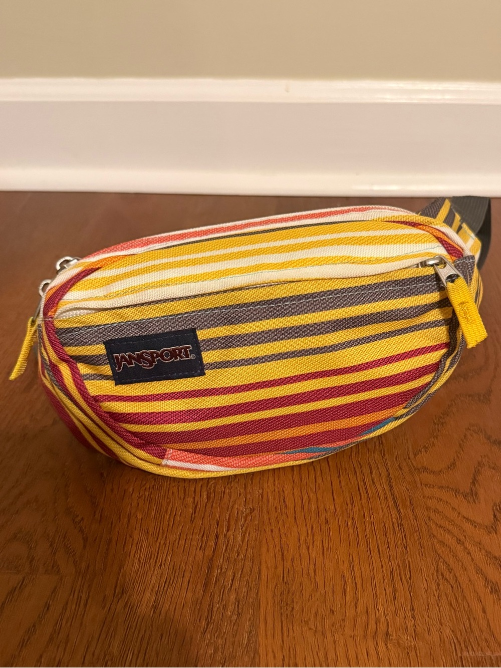 JanSport Fifth Avenue Fanny Pack Striped Waist Bag JS00TAN1